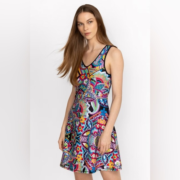 Johnny Was Bee Active Fit and Flare Dress (XS) - Picture 1 of 6
